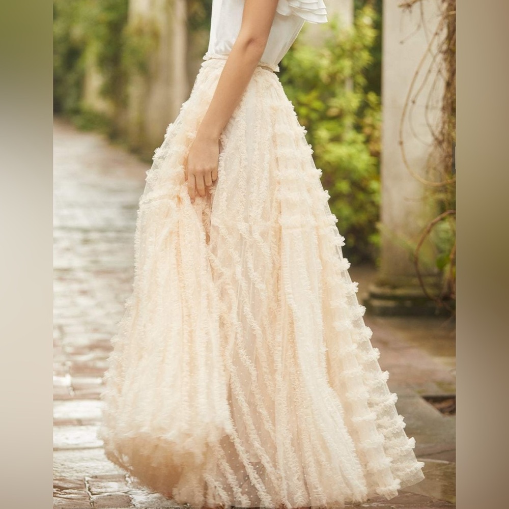 Needle & thread tulle skirt